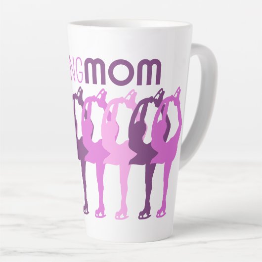 Schatende de figuurskating van het MOM Gesynchroni Latte Mok (Rechterhoek)