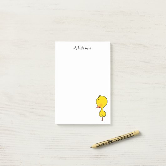 schatgele eend post-it® notes (Op bureau)