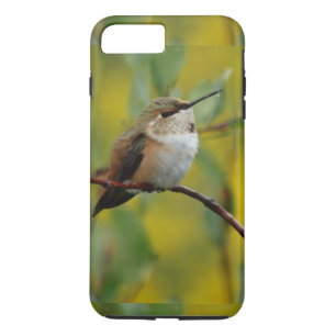 schatgroene Hummingbird gele achtergrond Case-Mate iPhone Case