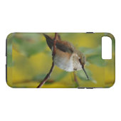 schatgroene Hummingbird gele achtergrond Case-Mate iPhone Case (Achterkant (Horizontaal))