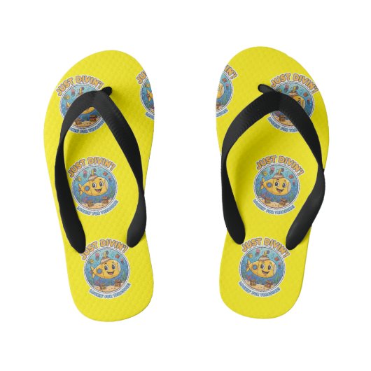 "Schatjager" Onderzeeër Avontuur Kinder Teenslippers (Voetbed)