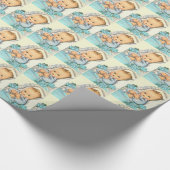 schatje, BABY SHOWER cadeaupapier (Hoek)