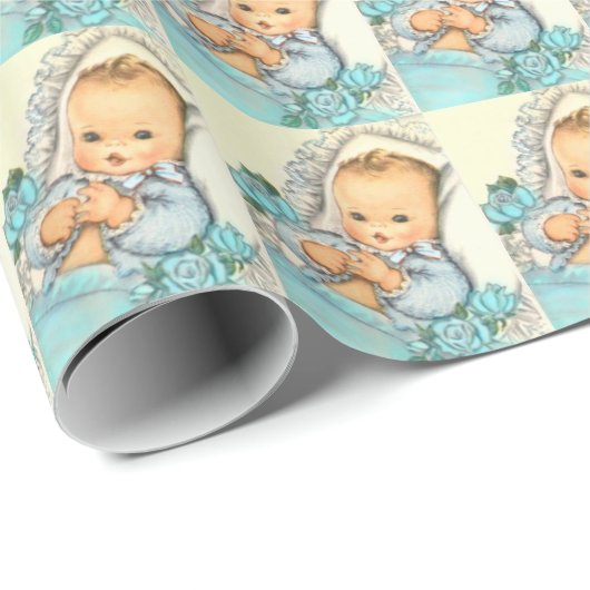schatje, BABY SHOWER cadeaupapier (Rol Hoek)