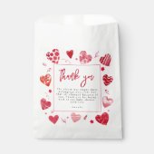 schatje | Baby shower Dank u Bedankzakje (Voorkant)