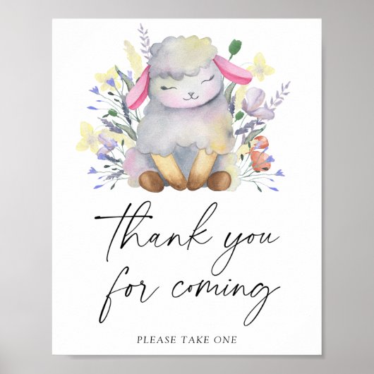 Schatje - Bedankt voor het komen Poster (Voorkant)