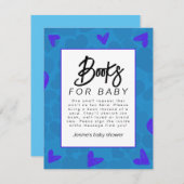 schatje | Boeken voor Baby Informatiekaartje (Voorkant / Achterkant)