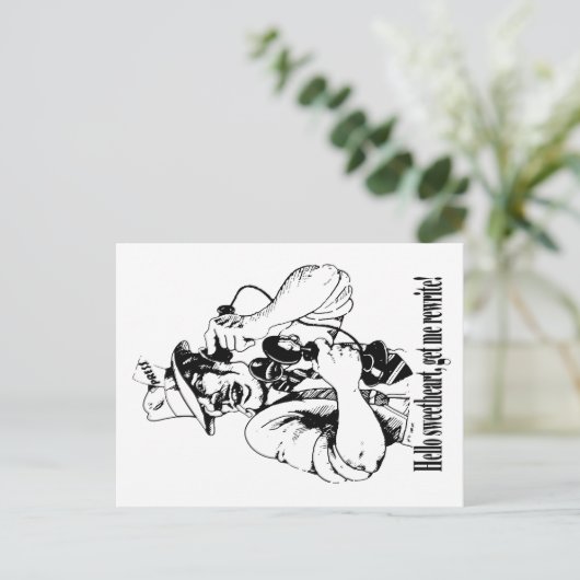 schatje briefkaart (Staand voorkant)