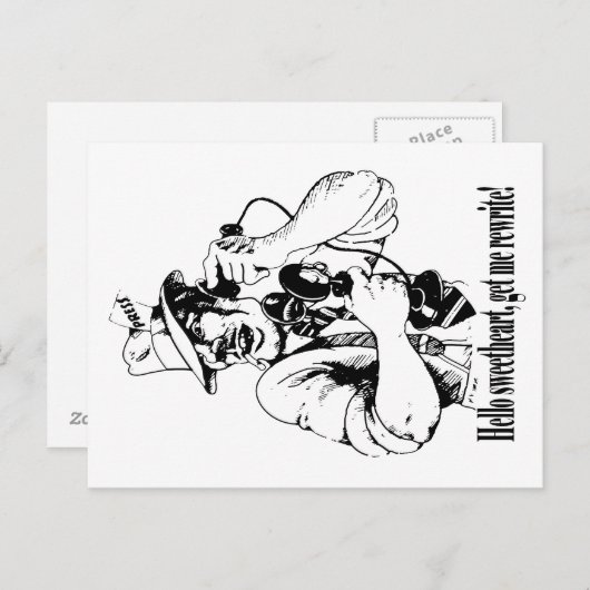 schatje briefkaart (Voorkant / Achterkant)