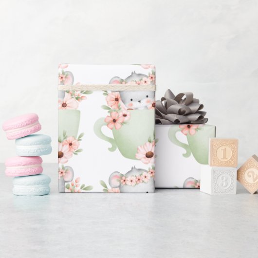 schatje cadeaupapier (Baby Shower)