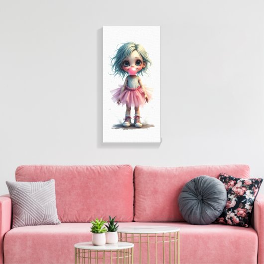Schatje Canvas Afdruk (Insitu (Woonkamer))