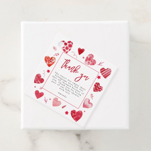 schatje | Dank u Bedankjes Labels (In situ)