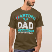 Schatje en pappie grappenmaakster dart pap t-shirt (Voorkant)