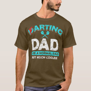 Schatje en pappie grappenmaakster dart pap t-shirt