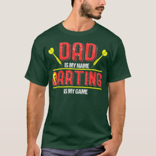 Schatje en pappie grappenmaakster dart pap t-shirt