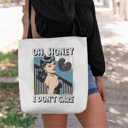 Schatje, ik geef geen Pop komiek Tote Bag