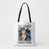Schatje, ik geef geen Pop komiek Tote Bag (Voorkant)