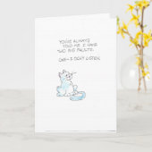 schatje kaart (Gele Bloem)