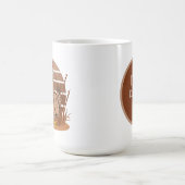 schatje kip voegt monogram toe koffiemok (Center)