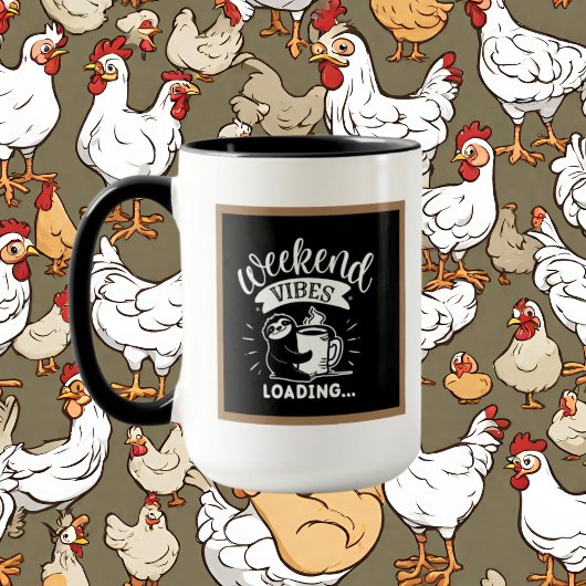 schatje koffiezetster voegt monogram toe mok