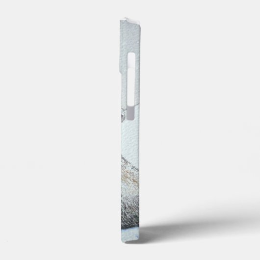 schatje muis wintersneeuwscène wild Case-Mate iPhone case (Achterkant / Links)