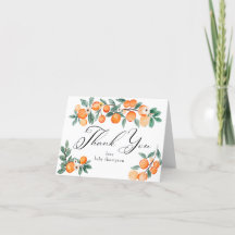 schatje | Oranje Baby shower Dank u