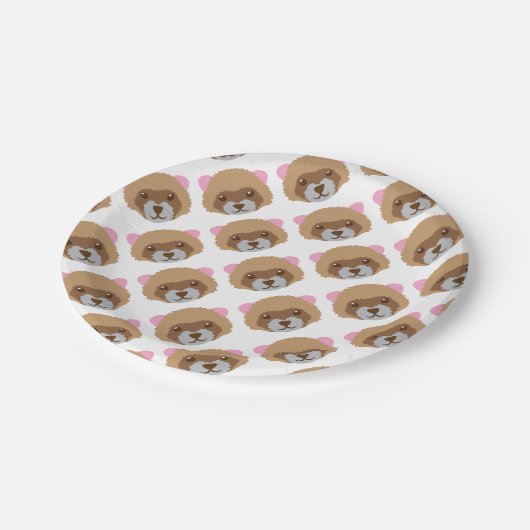 schatje papieren bordje (Gekanteld)