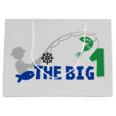 schatje van de baby op de eerste verjaardag groot cadeauzakje (Voorkant)