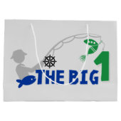 schatje van de baby op de eerste verjaardag groot cadeauzakje (Achterkant)