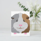 schatje van een proefkonijn briefkaart (Staand voorkant)