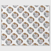 schatje van een proefkonijn cadeaupapier (Vlak)