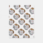 schatje van een proefkonijn fleece deken (Voorkant)