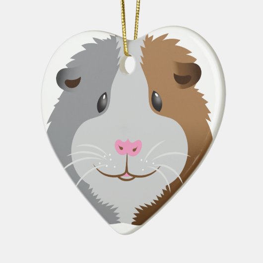 schatje van een proefkonijn keramisch ornament (Links)