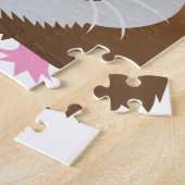 schatje van een proefkonijn legpuzzel (Zijkant)