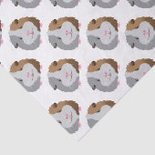 schatje van een proefkonijn tissuepapier (Detail)