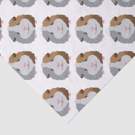 schatje van een proefkonijn tissuepapier (Detail)