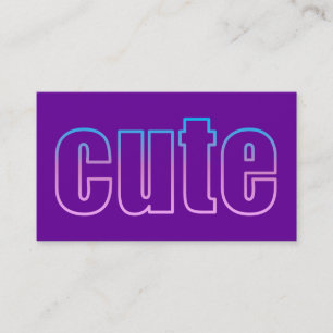 schatje visitekaartje