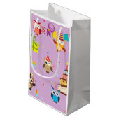 schatje voor je verjaardagstaart klein cadeauzakje (Achterkant Gekanteld)