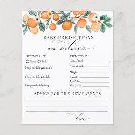 schatje | Voorspellingsadvies Baby shower