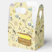 Schatkaart en Borst Bedankt voor Coming Bedankdoosjes (Geopend)