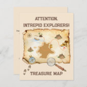 Schatkaart Papierblad (Voorkant / Achterkant)