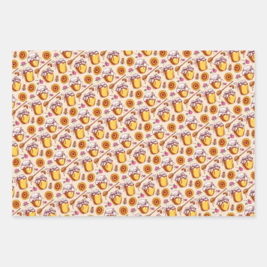 Schatkafels voor honingbijen Reeks 3 vellen papier (Voorkant 2)