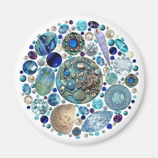 Schatkist 1 van Mermaid Magneet (Voorkant)