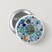 Schatkist 1 van Mermaid Ronde Button 5,7 Cm (Voorkant /achterkant)