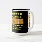 Schatkist Bougainville Operatiecampagne Tweekleurige Koffiemok (Voorkant rechts)