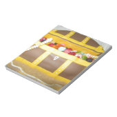 Schatkist cake notitieblok (Linkerzijde)