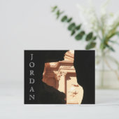 schatkist jordan petra briefkaart (Staand voorkant)