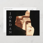 schatkist jordan petra briefkaart (Voorkant / Achterkant)