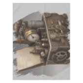 Schatkist met tandwielen tafelkleed (Voorkant)