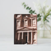 schatkist petra briefkaart (Staand voorkant)