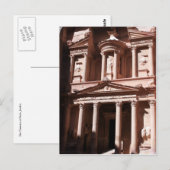 schatkist petra briefkaart (Voorkant / Achterkant)